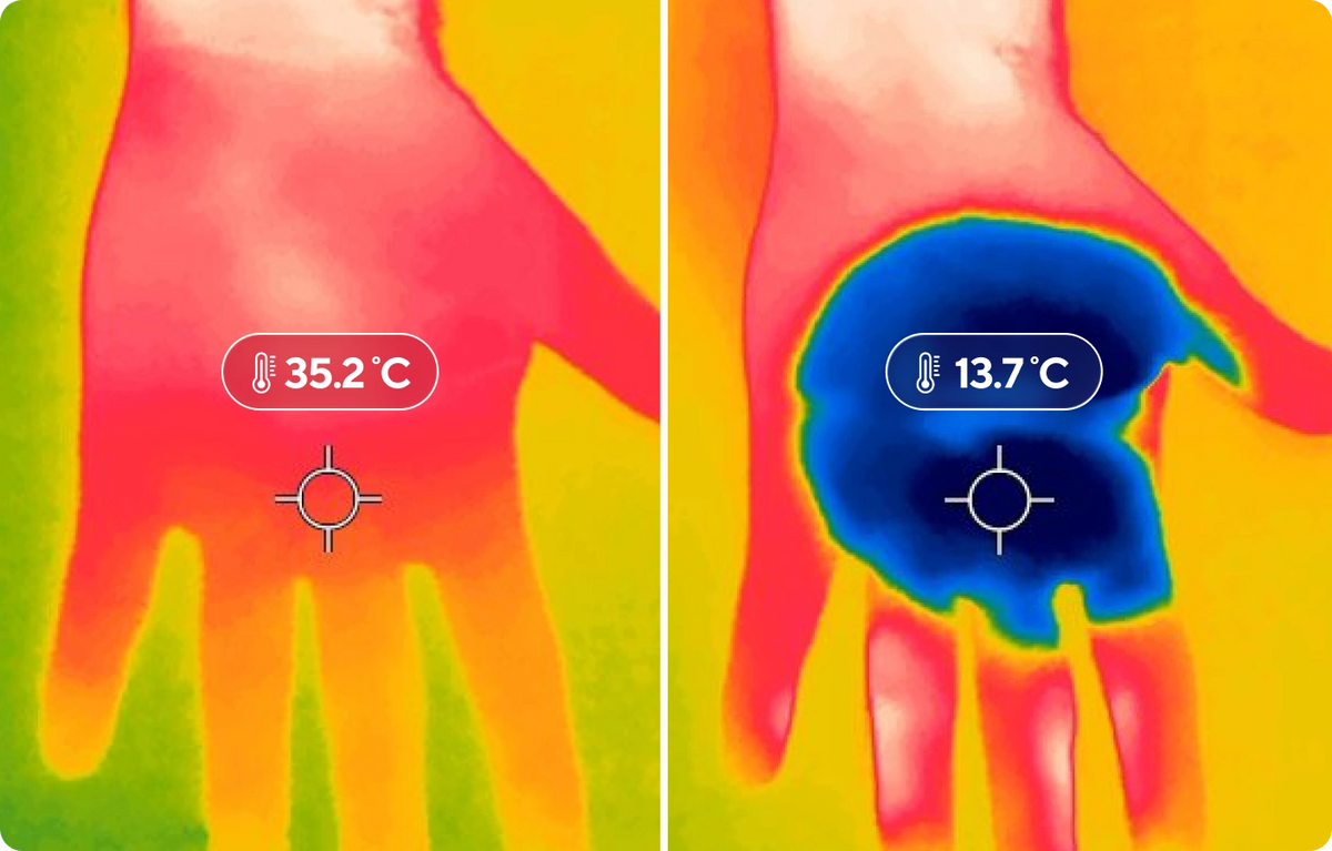 CryoTherm Palm Split Banner 1 Celsius Desk