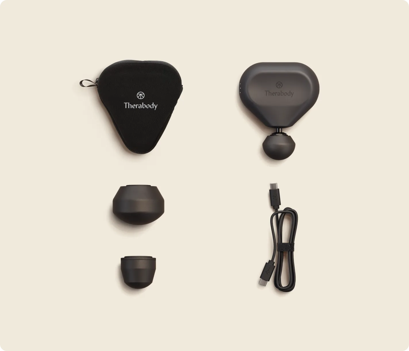 Theragun Mini 3rd Gen (Black) | Small Percussion Massage Gun for