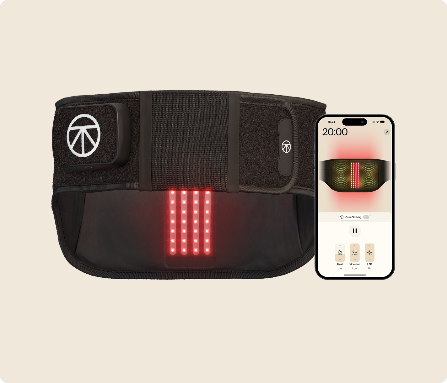 ThermBack LED | Alivio rápido del dolor lumbar | Therabody EU